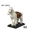 Historically Famous Battle Horse Building Block Model Medieval Cavalry Soldiers Figure Bricks Accessories Toys For Kids J108
