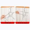 2Pcs Plastic Folding Hoodie Hanger Rotatable Collapsible Clothes Drying Rack Windproof Adjustable Closet Organizer Travel