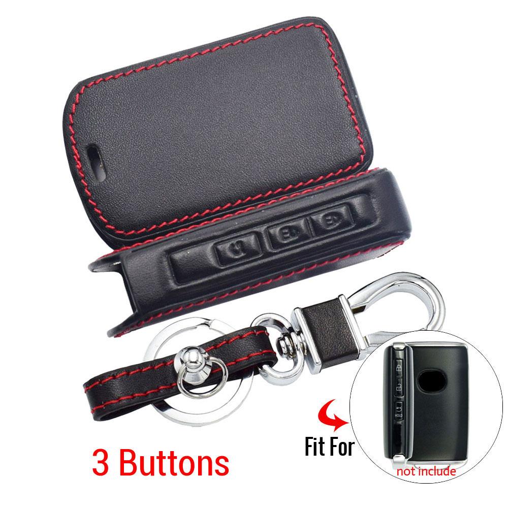 Leather Car Key Cover Bag For Mazda 3 6 CX-3 CX-5 CX-9 CX-30 CX-60 MX-5 MX-30 Miata 2023 Remote Fobs Shell Case Auto Accessories