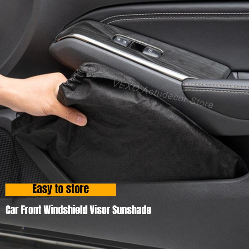For Changan Qiyuan Q05 Car Front Windshield Visor Sunshade Anti-UV Hatchback Windshield Sunshades Interior Auto Accessories