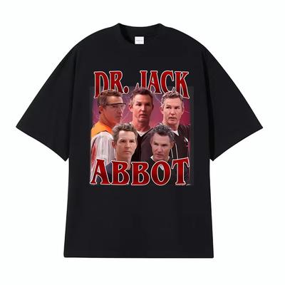 Funny Dr Jack Abbot Shawn Hatosy Graphic Tshirt Unisexs Clothing Harajuku Vintage Cozy T Shirt Cotton Loose Oversized Tshirts