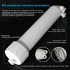 Universal 1812/2012 50-125G Reverse Osmosis Membrane Filter Housing Replacement With Elbow Fittings Housing Wrench Check Valve