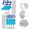 1 Set For BObsweep For Ultra-Vision Filter Mop Cloth Bag Side Brush Kits Vacuum Cleaner Accessories Spare To Replace