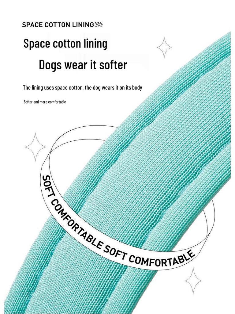Compact Adjustable Dog Harness and Leash: Durable, Comfortable, Polyester, Convenient for Walking