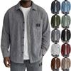 Men's Winter Corduroy Color Shirt Jacket