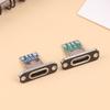 5Pcs Usb 3.1 Type C Socket With Screw Fixing Plate Type-C Usb Jack 3.1 Type-C 2Pin 4Pin Female Connector Jack Charging Port