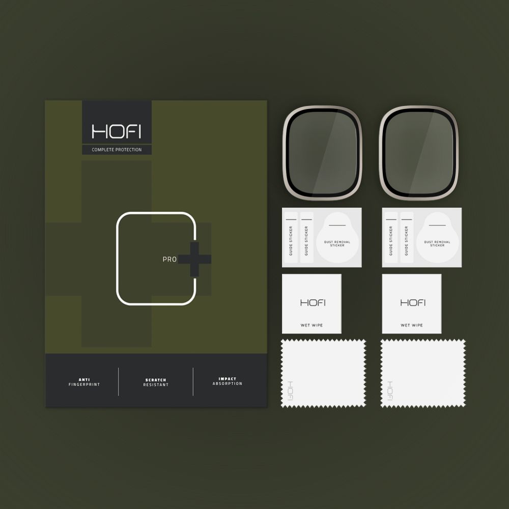 Szkło Hartowane Hofi Glass Ring 2-Pack Apple Watch Ultra 1 / 2 (49 Mm) Titanium