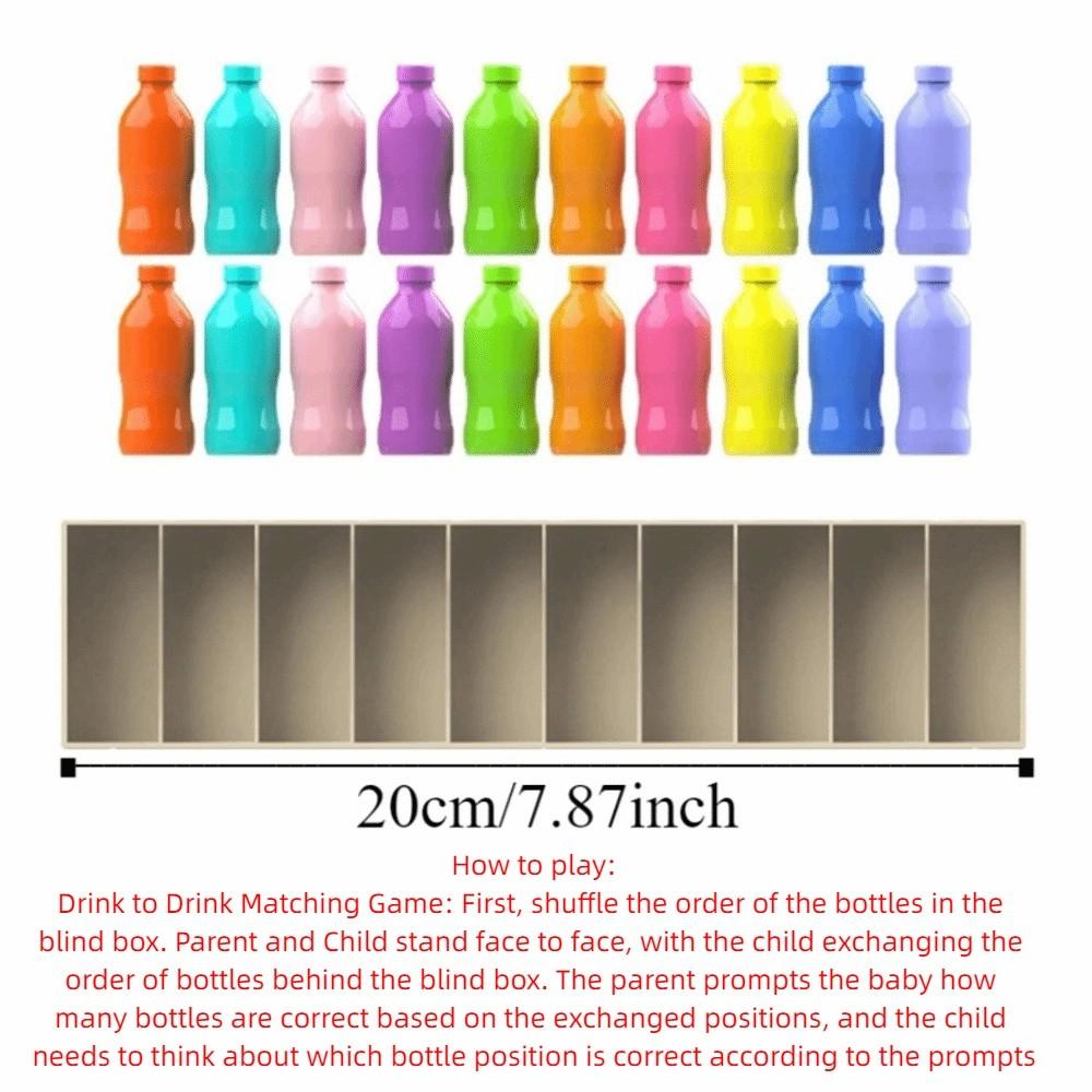 Interactive Bottle Matching Game Logical Thinking Montessori Color Sorting Toys  Kindergarten