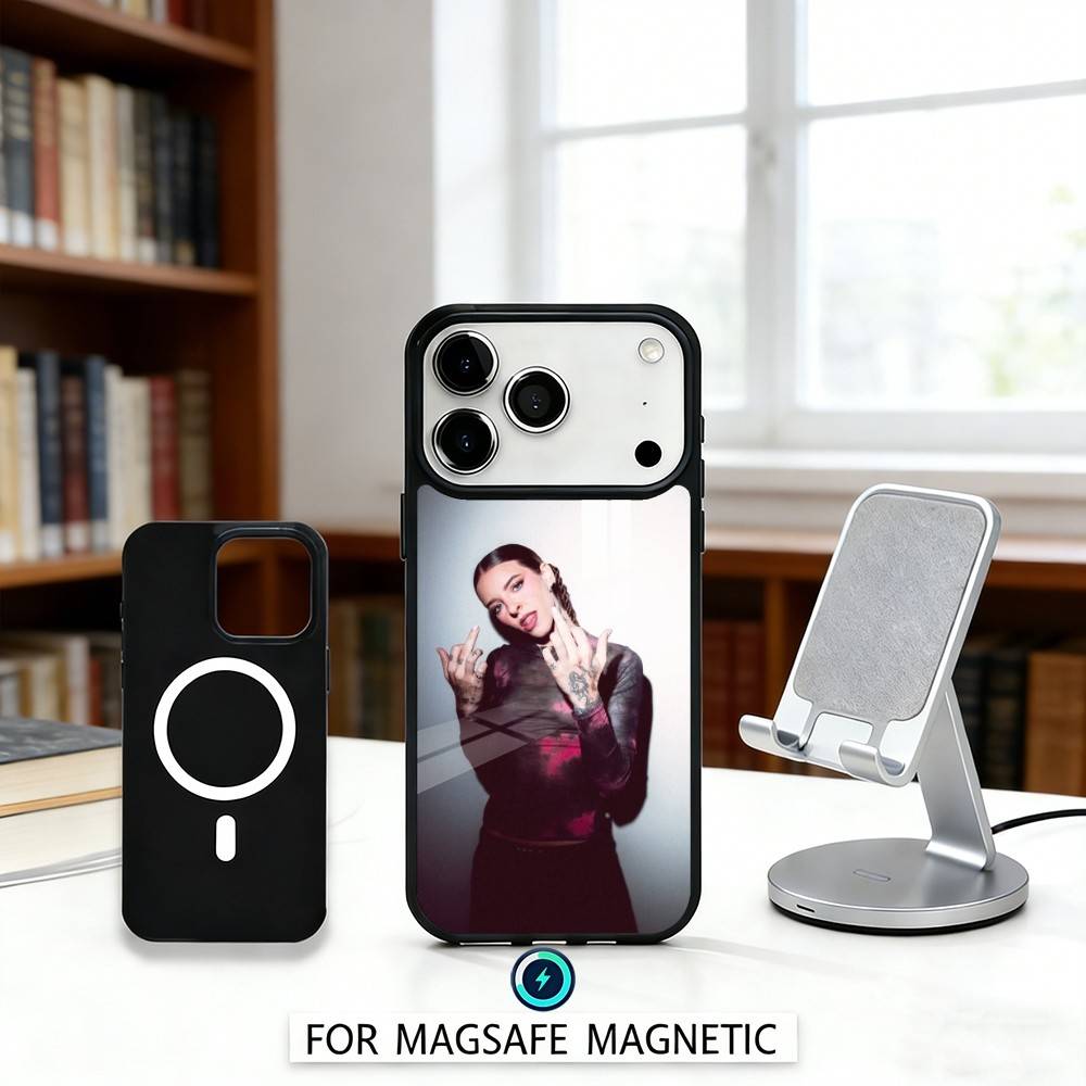C-Cool Young M-Miko Singer Phone Case Magnetic For iPhone17 16 15 14 13 12 Pro Max For Magsafe Wireless Charging Cover