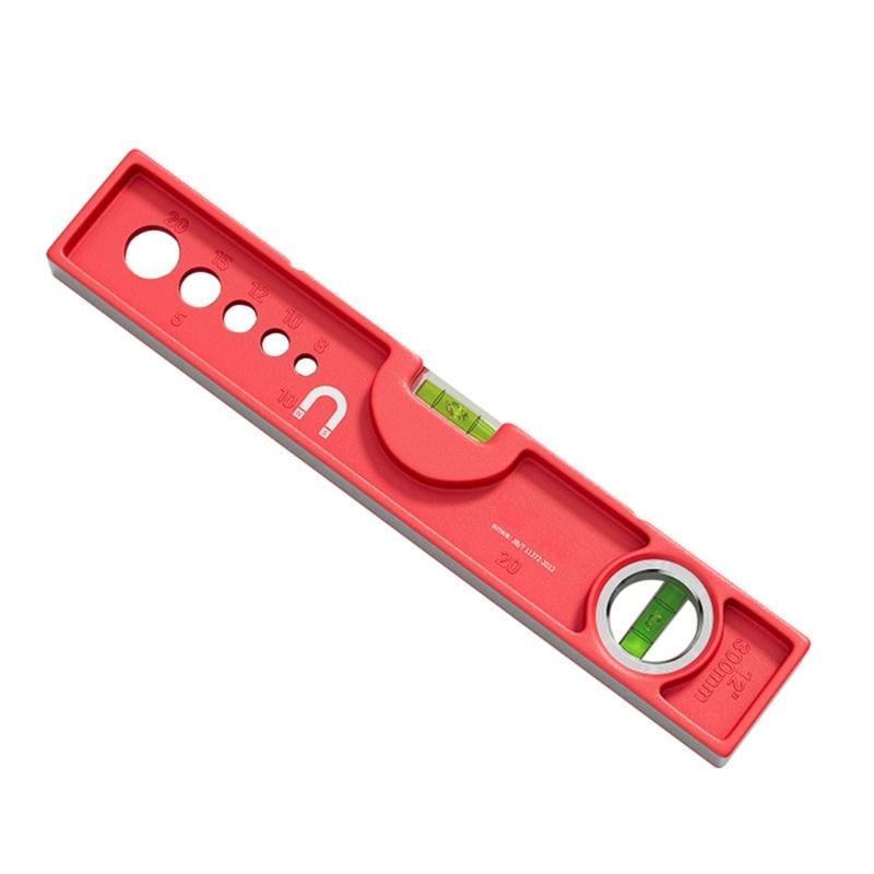 Torpedos Level, 3 Size Magnetic Torpedos Spirits Level Tool with Bubble 90/180Degrees Plastic Level