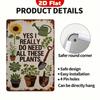 Funny Gardening Metal Sign Rustic Wall Decor Outdoor Indoor Weather Resistant Vintage Plant Lover Gift