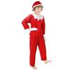Elf costumes on the Christmas bookshelf, parent-child elf costumes, Christmas children's models