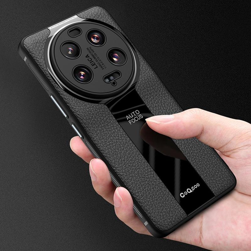 Q.COO Für Xiaomi 13 Ultra Handyhülle TPU+Acryl+PU-Leder Handyhülle