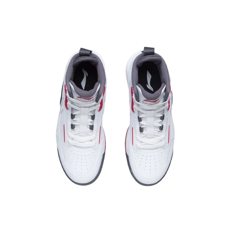 Li-Ning Comfortable Sports Shock Absorbing Non-Slip Wear-Resistant Breathable Lightweight High-Top Basketball Shoes Men Sneakers AGBR081-1