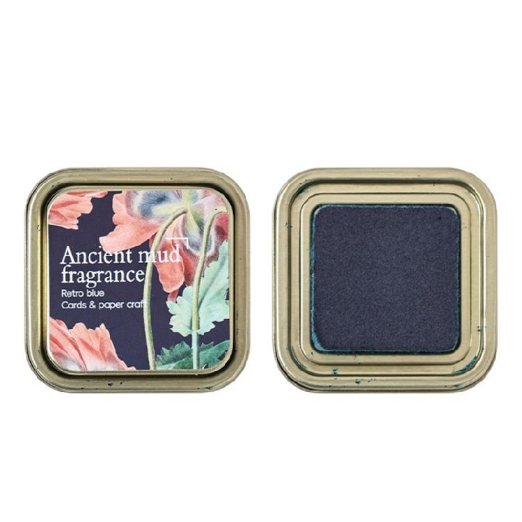 

1 Piece Fabric Ink Pad, Quick Drying Ink Pad, Rubber Stamp Ink Pad Sponge Ink Pad Used for Paper Cloth Wood Materials синий