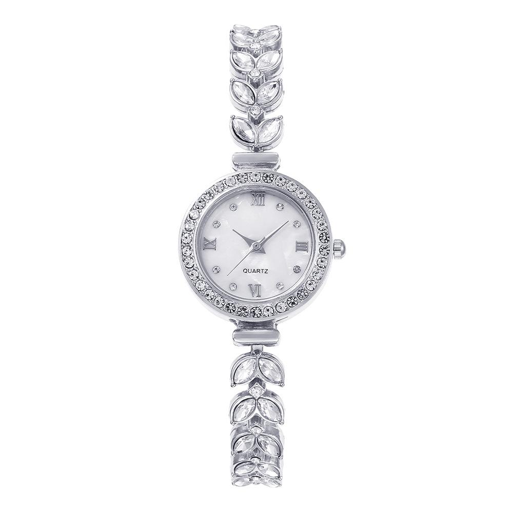 W75 Mermaid Women's Watch Light Luxury Small Group Bracelet Watches Full Diamond Clock Female's Fashion Quartz Watch Gift