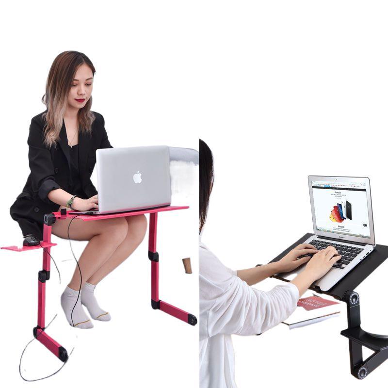 Verstellbarer Faltbarer Laptopständer mit Wärmeableitung für die Verwendung am Bett