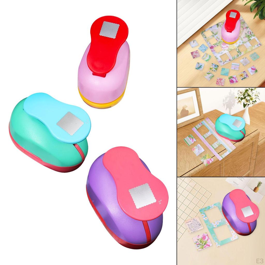 Craft Hole Punch Versatile Stamp Frame Design Decorations Envelopes DIY Albums Kids Artwork for