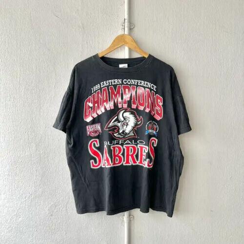 

Винтажная футболка унисекс с рисунком Buffalo Sabers 99 MLB