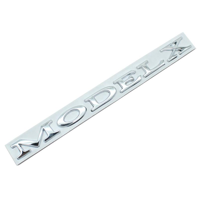 3D ABS Tesla Model 3 XSY DUAL MOTOR Spacex Logo Auto Buchstabe Heckklappe Kofferraum Aufkleber Emblem Abzeichen Aufkleber Aufkleber