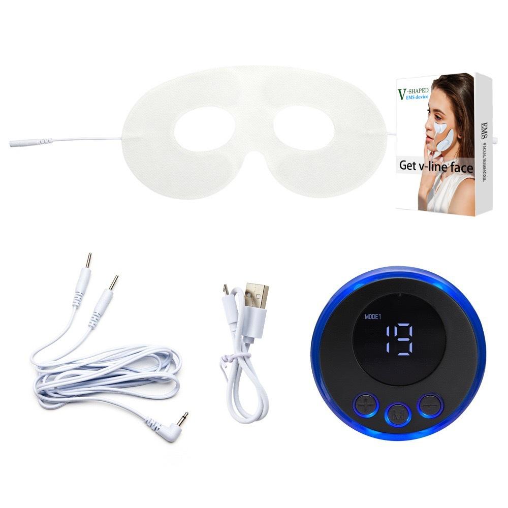 

Микротоковый массажер для лица и глаз EMS: Лифтинг, Укрепление V-образного лица Бьюти-девайс