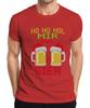 Ho Ho Get Me A Beer Christmas Knit Beer Mug Beer Lover Unisexs Tshirt