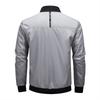 Spring and Autumn Casual Jacket Men's Casual Solid Color Jacket Lightweight Breathable Large Size Baseball Uniform Jacket