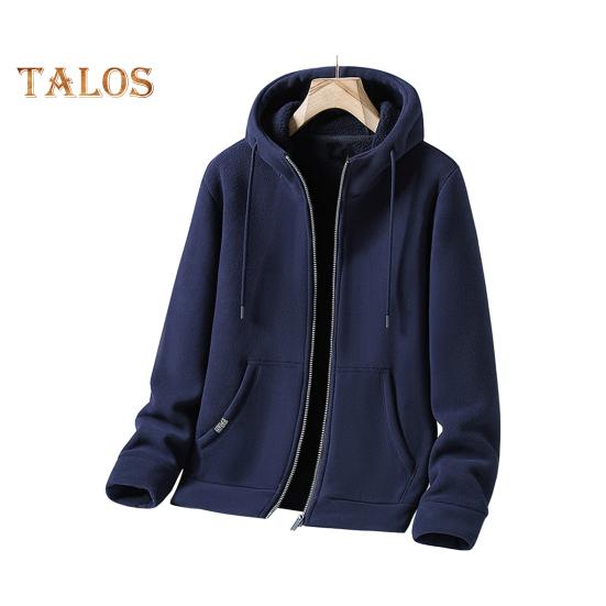 

Мужское осенне-зимнее пальто с капюшоном, застежкой-молнией, длинными рукавами, завязками на шнурке, свободный толстый теплый однотонный кардиган, повседневная куртка с капюшоном XXXXL темно-синий