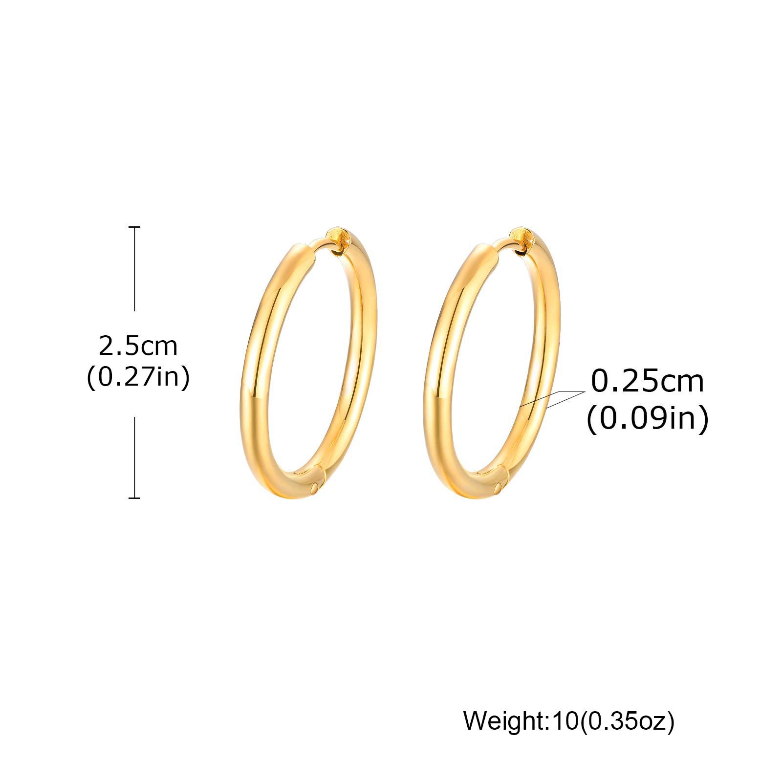 

Minimalist Stainless Steel Hoop Earrings for Women,18K Gold Plated Large Earrings Wave Shape Big Hoops,2026 New Fashion Jewelry