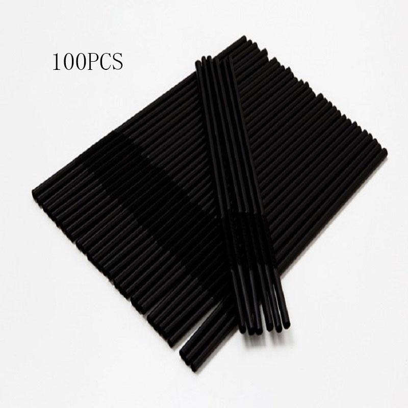 

Plastic Black 100pcs Bendy Straws Birthday Wedding Summer Party Drink Cocktail 100pcs