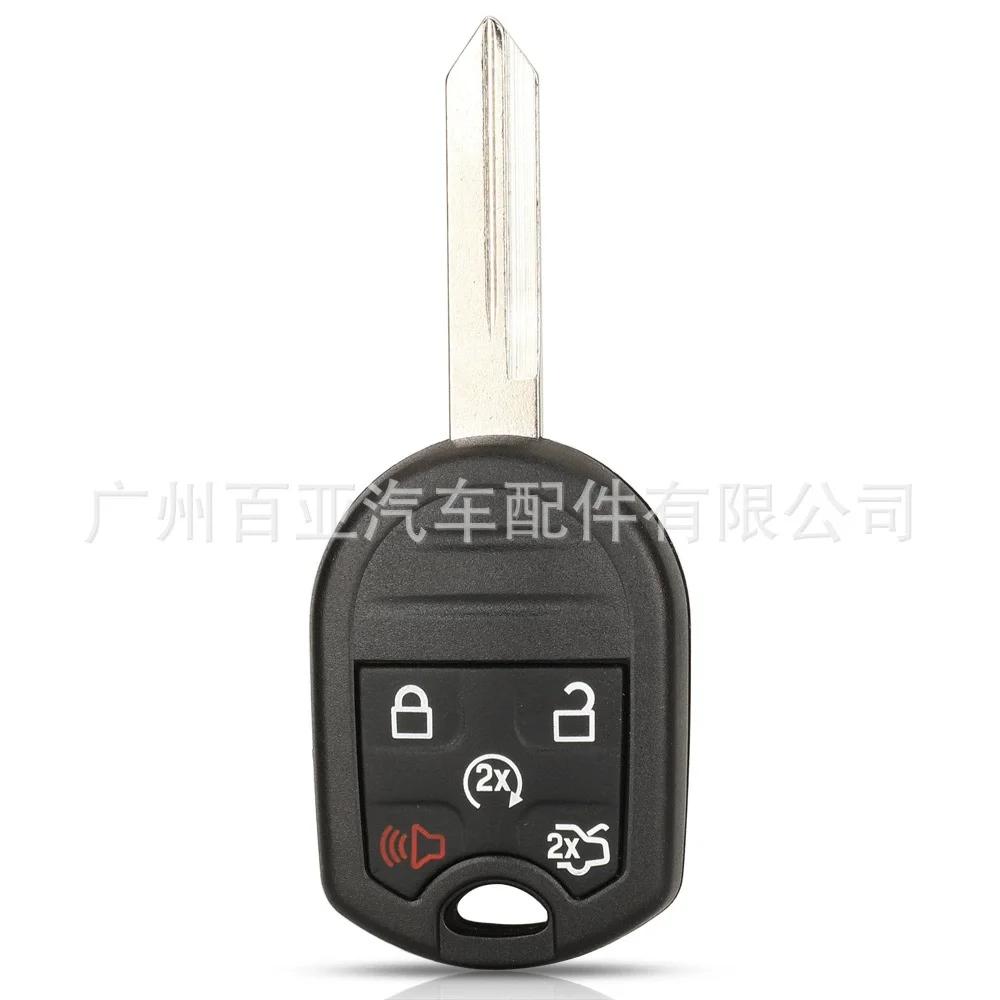 3 4 5 Buttons Car Key Shell Cover Auto Remote Key Shell Case Replacement For Ford Edge Explorer Ranger Mustang Expedition Escape