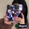 HSR Serval Glass MagSafe Mobile Phone Case for iPhone 17 16 15 14 13 12 11 Air Pro Max Plus Mini Colorful Cover