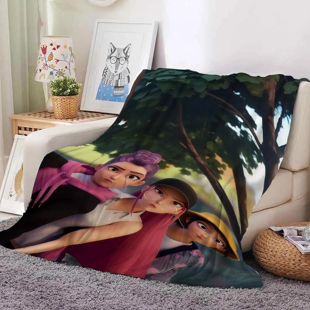 KPop Demon Hunters Symphony animation on the blanket: the intertwined beauty of characters and scenes keeps warm and warm