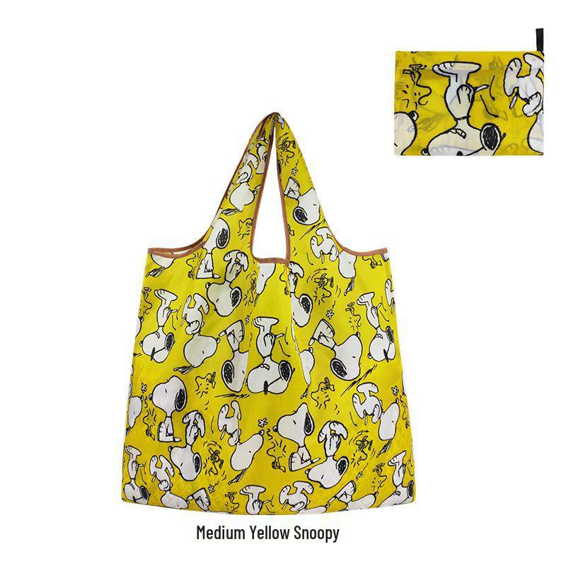 

Snoopy Foldable Eco-friendly Large Waterproof Shopping Bag with Shoulder Strap