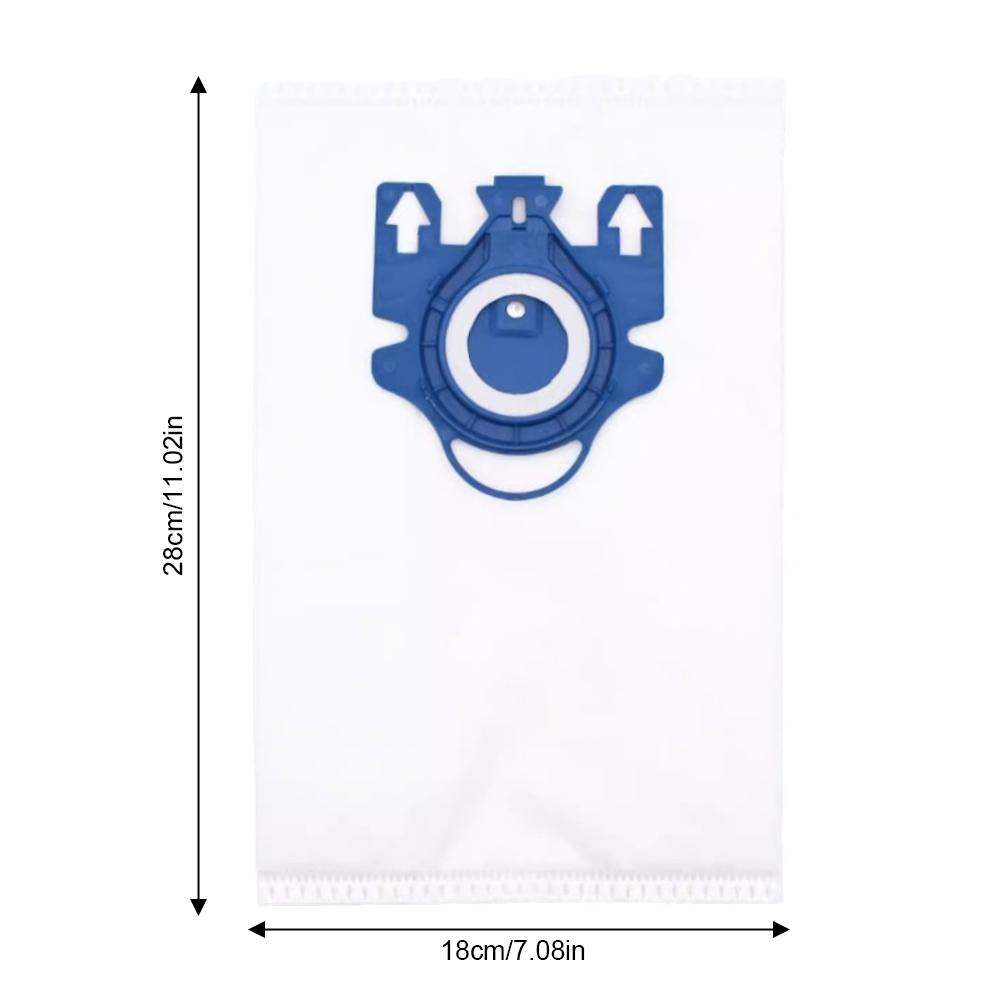 8 balení náhradních vakuových sáčků Účinná filtrace prachu Kompatibilní s Miele/Fjn/GN Hyclean 3D