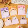 Cute Little Cat Sticky Note, Self-adhesive Message, Memo Pad, DIY Notebook, Decoration Material Paper,student Memo