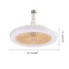 30W LED Ceiling Fan Light E27 Multifunction Three Working Modes Ventilator Lamp with Aromatherapy Tablets
