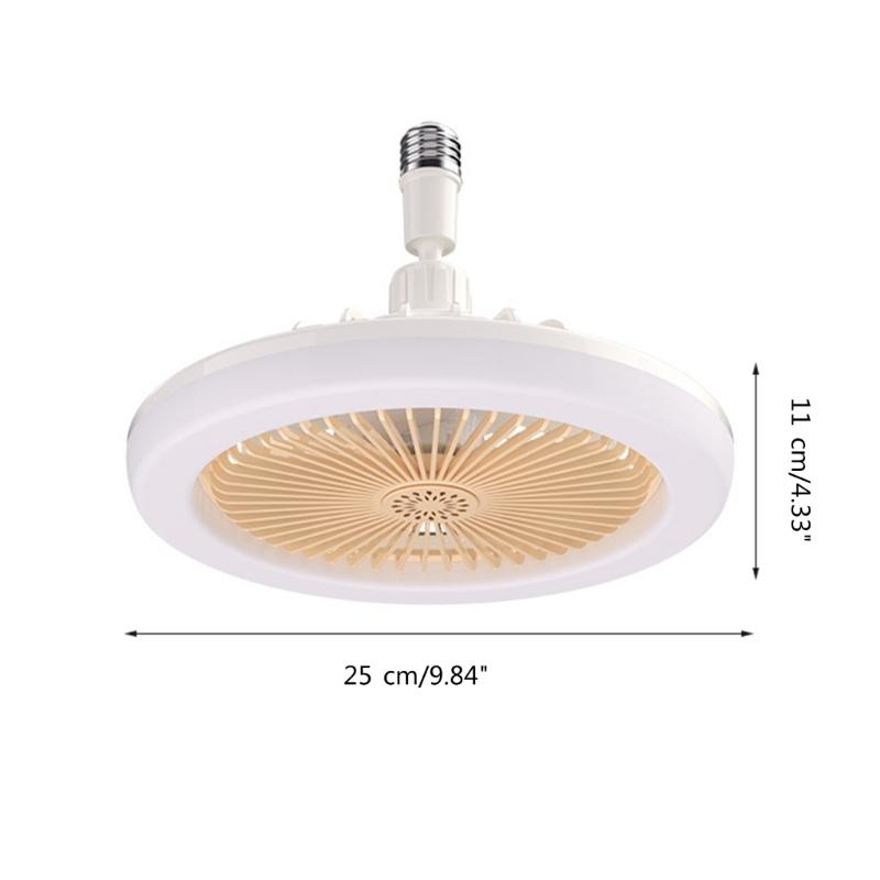 30W LED Ceiling Fan Light E27 Multifunction Three Working Modes Ventilator Lamp with Aromatherapy Tablets