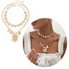 Elegant Clavicle Chain With Shell and Starfish Charm Casual Bohemian Jewelry for Daily Wear or Holiday Outfits