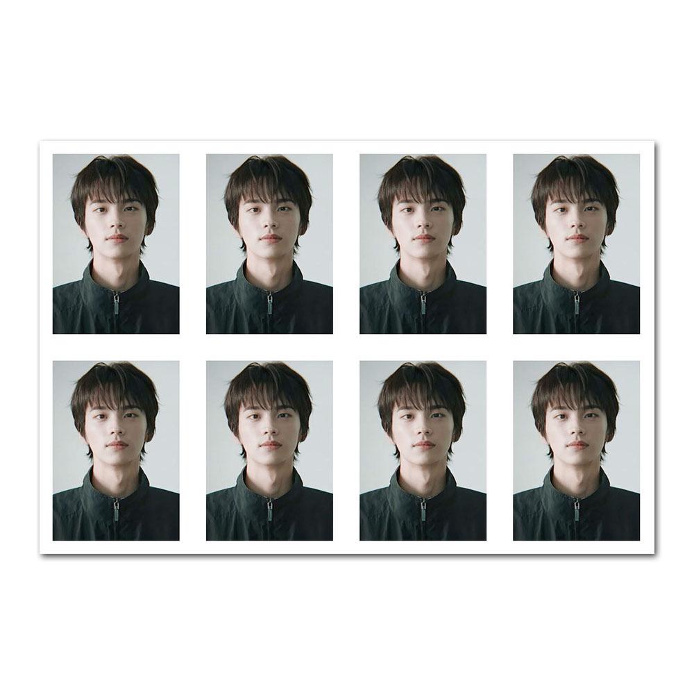 TWS Group Sparkling Blue 1-Inch ID Passport Photo - Han Jin