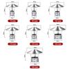 75-160mm Stove Pipe Protector Cover Stainless Steel Rain Pipe Cap  Ventilation System