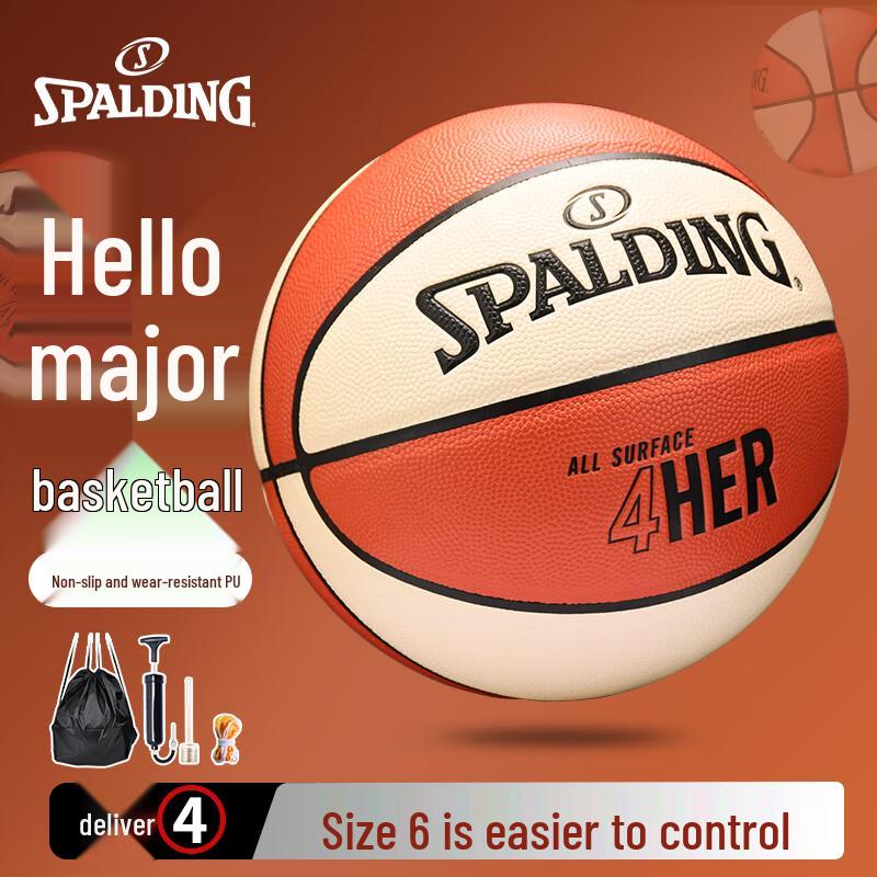 Spalding 4Her Series Women s Indoor/Outdoor PU Basketball