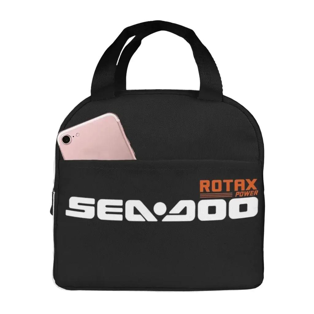 Sea Doo Team Rxt Brt Marine Isolierte Lunchtasche für Damen Büro Kühltasche Thermische Lebensmittelbox Tragbare Lunchboxen Behälter