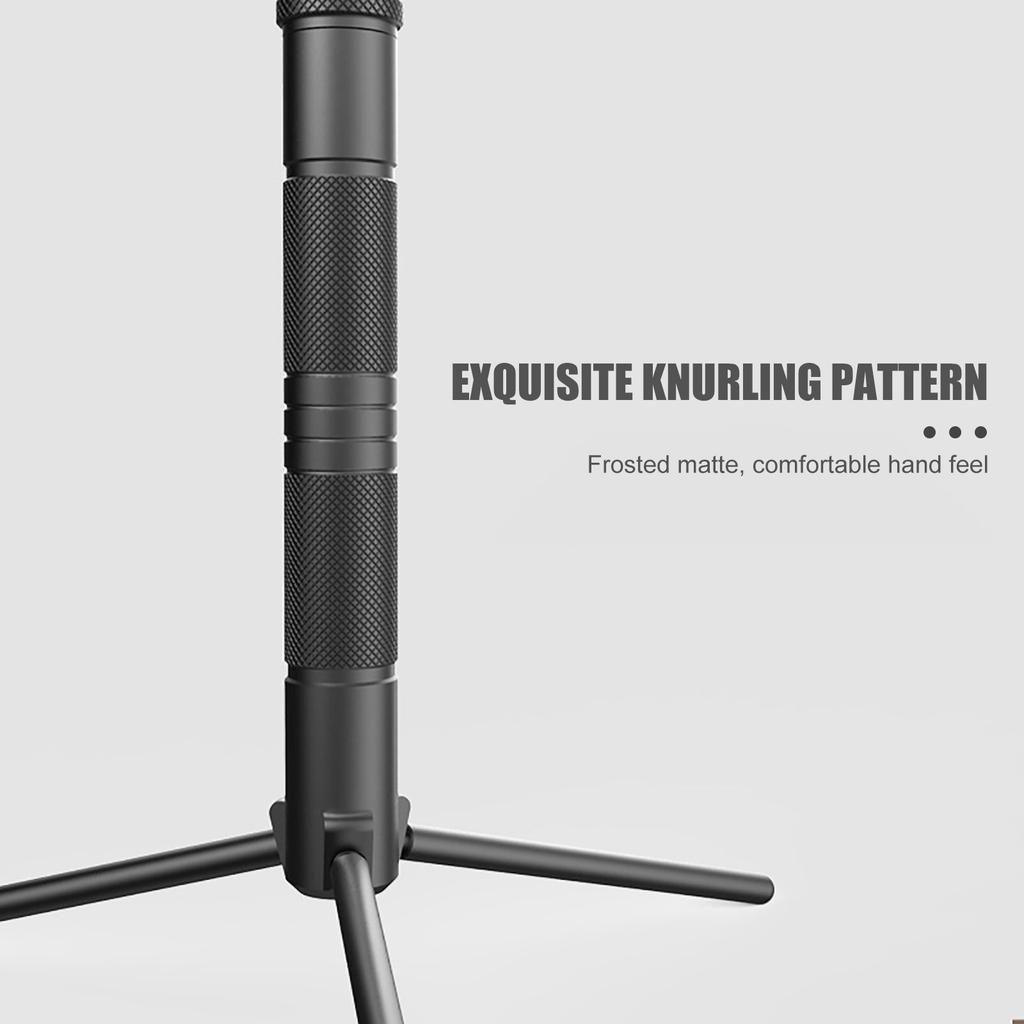 Lantern Stand with Ground Spike Multifunctional Camera Phone Tripod Bracket Aluminum Alloy Portable for Outdoor Camping