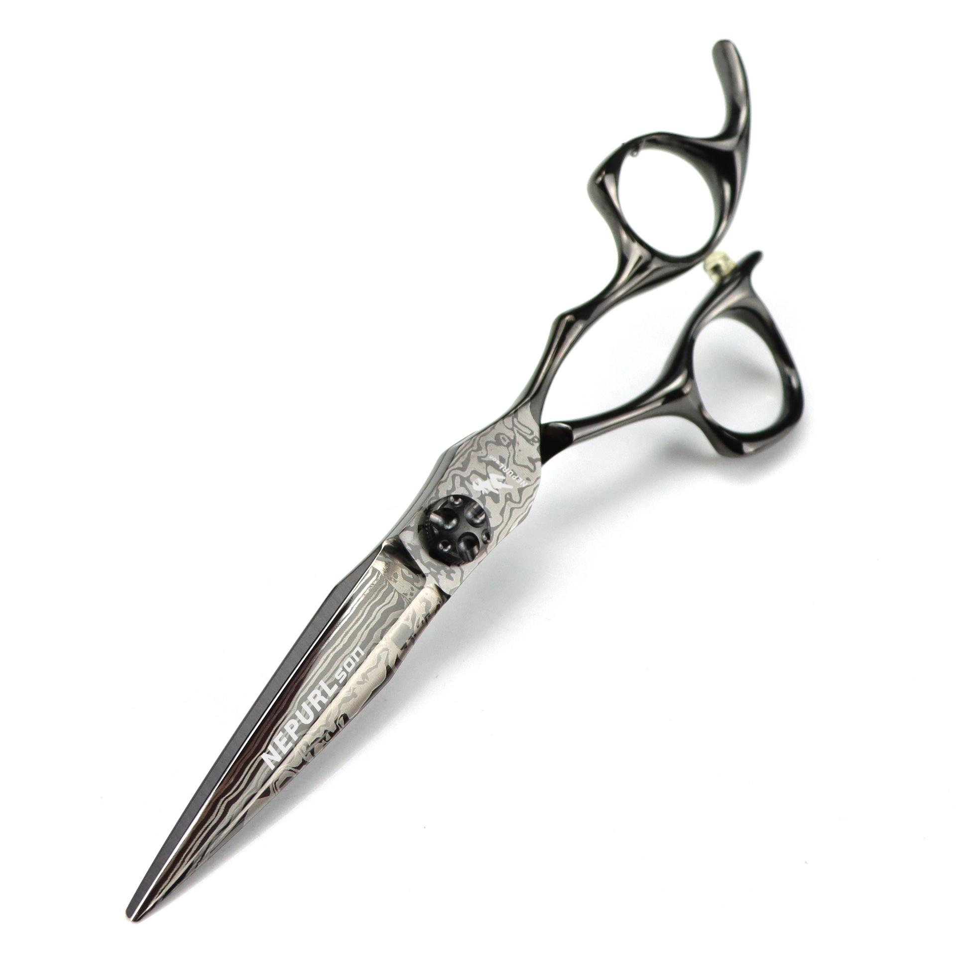 Mcg-18 Black Pattern, Hair Straight Cutting Teeth Scissors Thin Cutting Hair Salon Special Foreign Trade Explosion H Mcg-18 black 6.0inch flat shear