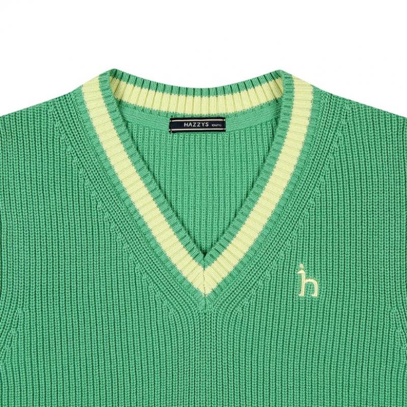 [hedges Kids] Vestă Pulover Organică Earth Verde Hus02kv02m Gn