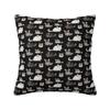 Chinchilla Sticker Pack Square Pillowcase Pillow Cover Polyester Cushion Decor Comfort Throw Pillow for Home Living Room