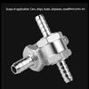 Pressure & Temperature-Resistant Oil Pipe Joint for Car/Ship Engine: Hand Pump Fuel Check Valve 6-12mm.