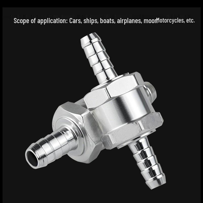 Pressure & Temperature-Resistant Oil Pipe Joint for Car/Ship Engine: Hand Pump Fuel Check Valve 6-12mm.