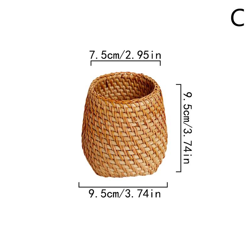 

Подставка для ручек Осенняя лоза ручной работы, декоративный органайзер для канцелярских принадлежностей для чайной церемонии, для кистей для макияжа, письменных принадлежностей